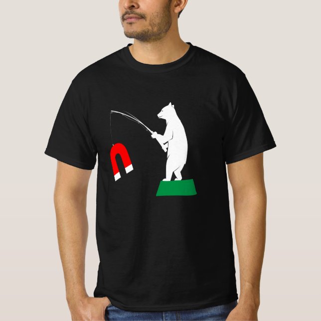 Camiseta Caza de tesoros de pesca magnética (Anverso)