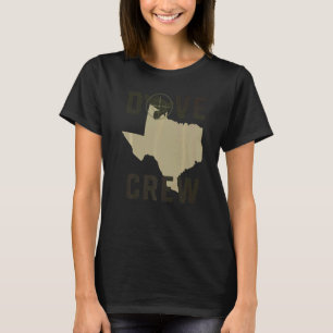Camiseta Caza de tórtolas desgreñada viaje de caza pájaros 