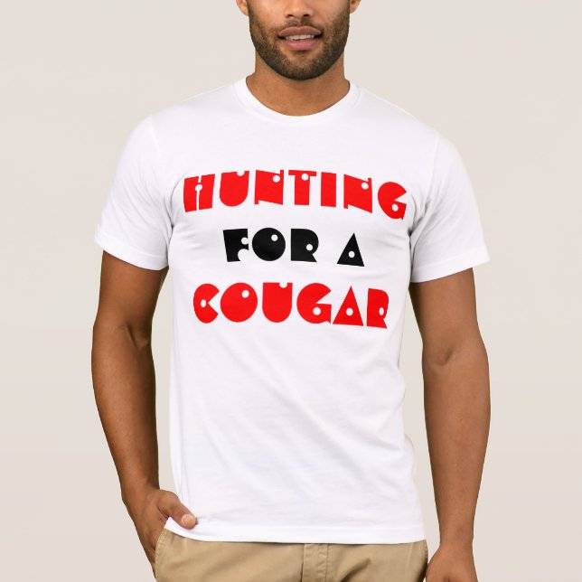 Camiseta Caza de un cougar (Anverso)