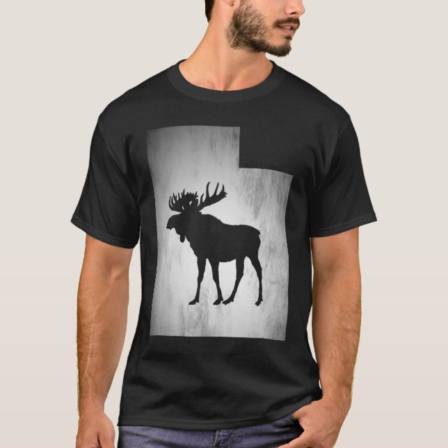 Camiseta Caza de Utah Moose (Anverso)