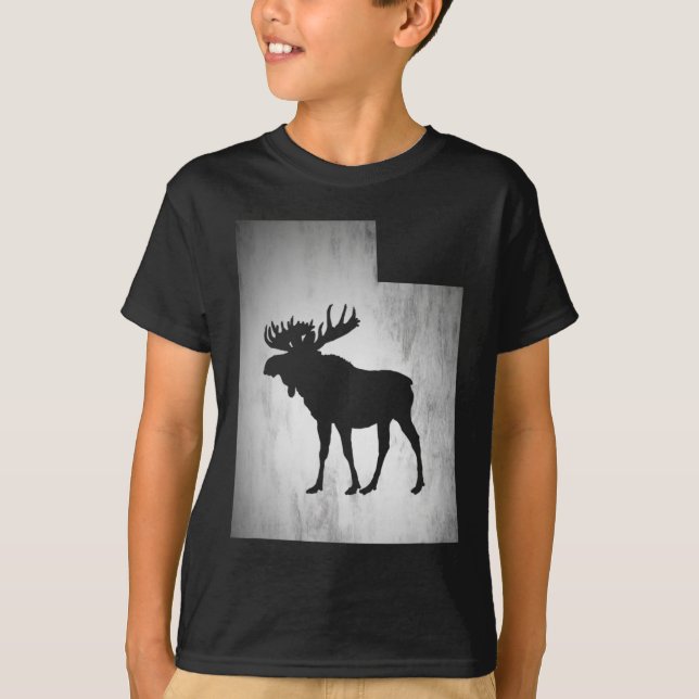 Camiseta Caza de Utah Moose (Anverso)