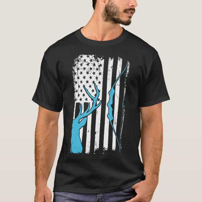 Camiseta Caza de vacas recurrentes - Arqueador de cazadores (Anverso)