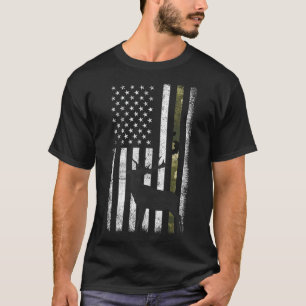 Camiseta Caza de venados blancos Cazador Elk Buck Camo Amer