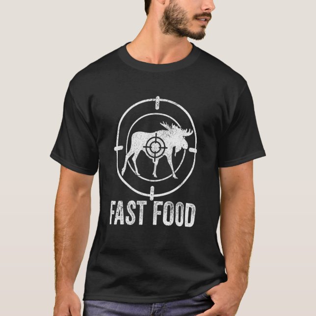 Camiseta Caza de venados Cazadores de comida rápida 3 (Anverso)
