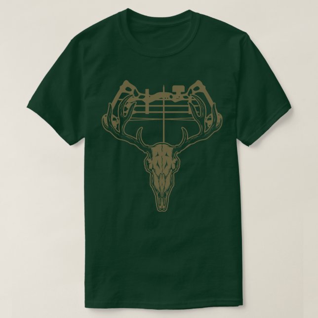 Camiseta Caza de venados cazadores de vacas (Diseño del anverso)