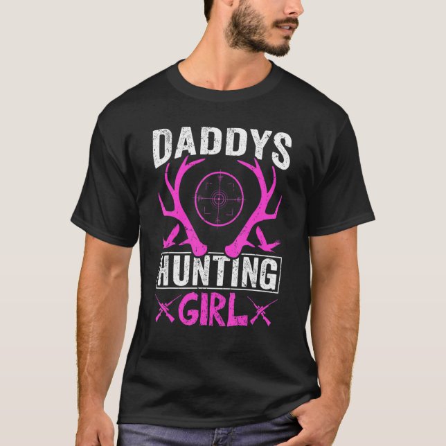 Camiseta Caza de venados de Chicas de caza de dadys para mu (Anverso)