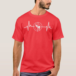 Camiseta caza de venados de corazones de caza