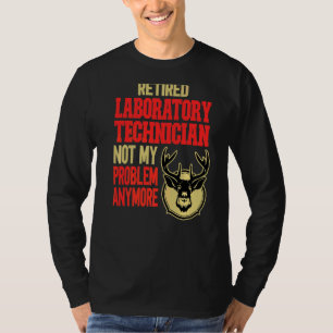 Camiseta Caza de venados de técnicos de laboratorio retirad