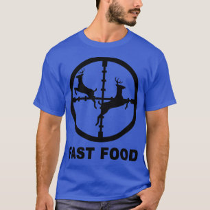 Camiseta Caza de venados Graciosa Cazadora Regalo de comida