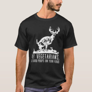 Camiseta Caza De Venados Para Hombres Cazador Gracioso De M