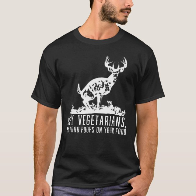 Camiseta Caza De Venados Para Hombres Cazador Gracioso De M (Anverso)