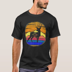 Camiseta Caza de venados retro de caza de venados de sol ca