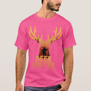Camiseta Caza de venados Rifle Cazadores de gallos de cola