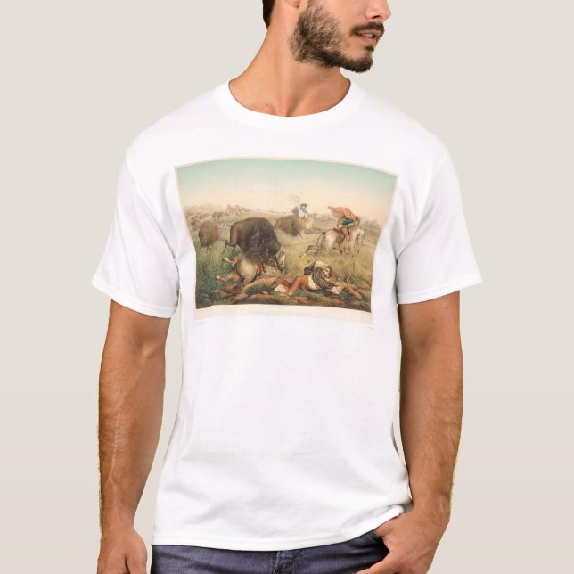 Camiseta Caza del bisonte (0008A) (Anverso)