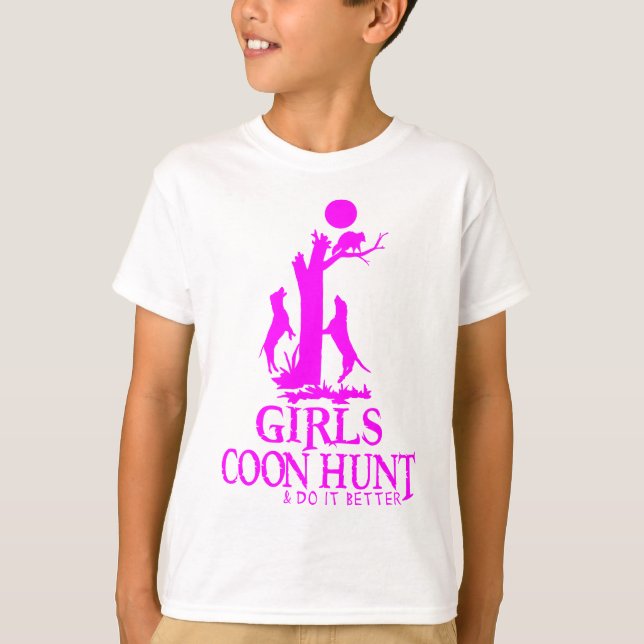 CAMISETA CAZA DEL COON DEL CHICA (Anverso)