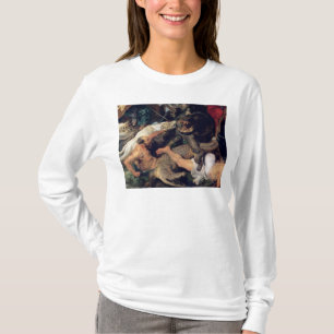 Camiseta Caza del Hippopotamus y del cocodrilo, c.1615-16