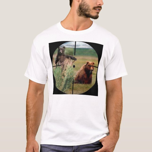 Camiseta Caza del oso - tírelo (Anverso)