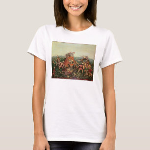 Camiseta Caza del tigre, 1892 (aceite en lona)