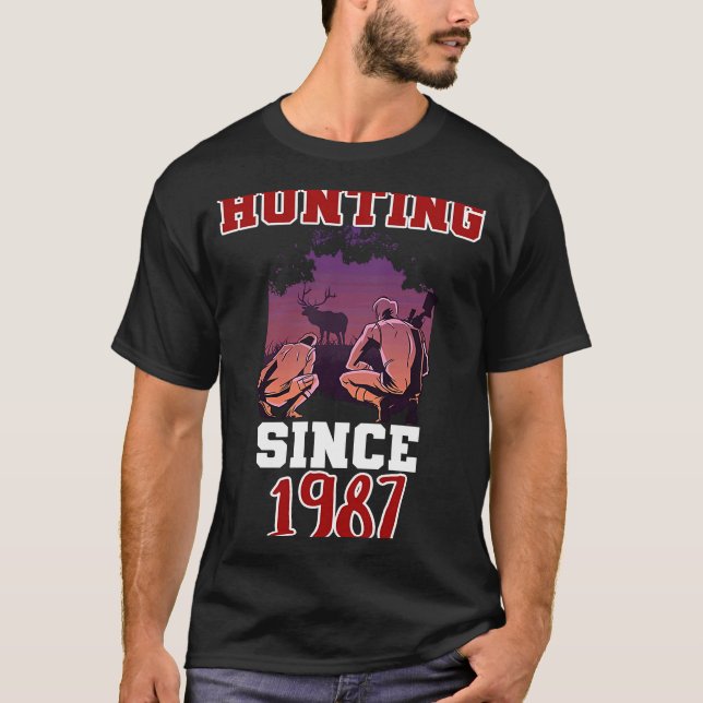 Camiseta Caza desde 1987 (Anverso)