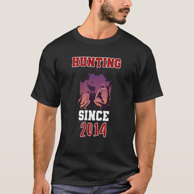 Camiseta Caza desde 2014 (Anverso)
