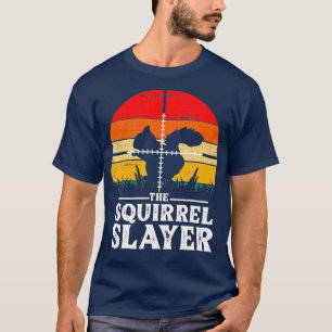 Camiseta Caza divertida de ardillas ardillas de tiro