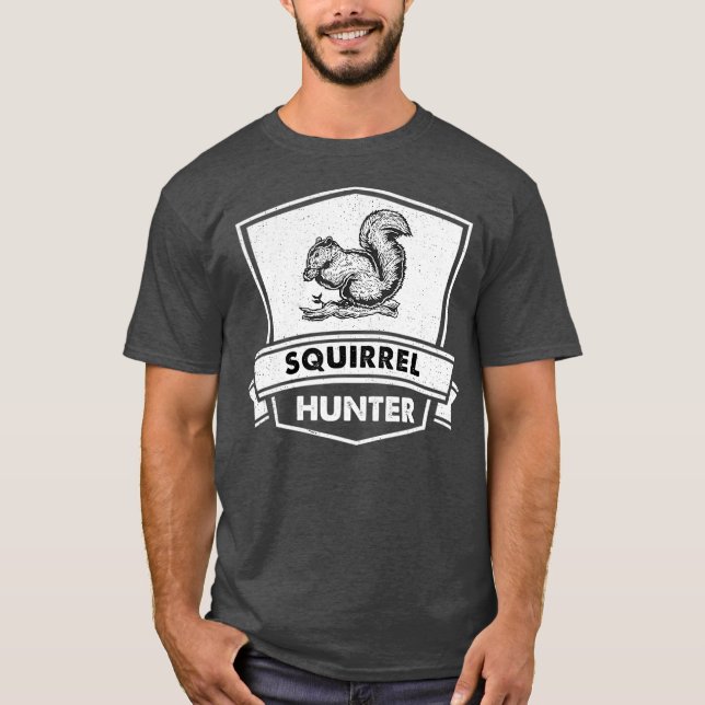 Camiseta Caza divertida de ardillas    HunterCool Sarcástic (Anverso)