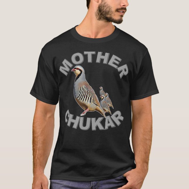 Camiseta Caza divertida de caza de upland de la madre Chuka (Anverso)