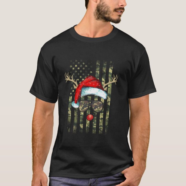 Camiseta Caza divertida de ciervos Whitetail Buck Bow Hunte (Anverso)
