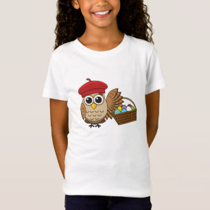 Camiseta Caza divertida de huevos de búho de Pascua