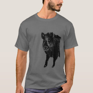 Camiseta Caza divertida de jabalíes en caza de jabalíes