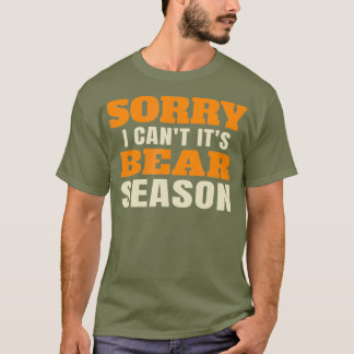 Camiseta Caza divertida de osos