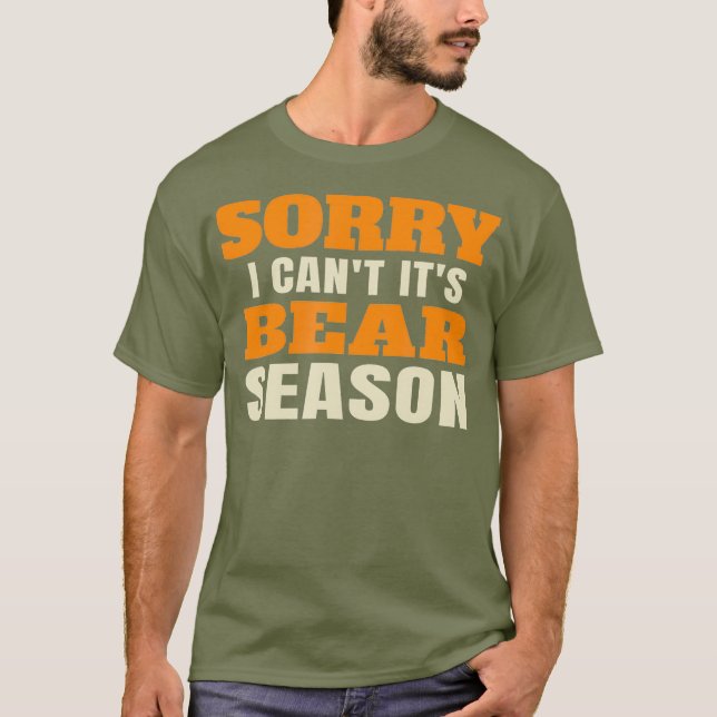 Camiseta Caza divertida de osos (Anverso)