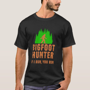Camiseta Caza divertida de pies de montaña Sasquatch Hunter