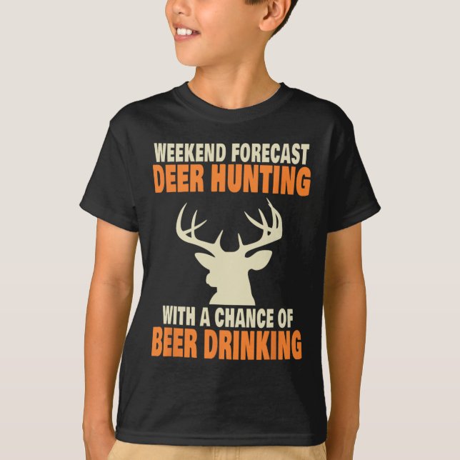 Camiseta Caza divertida de venados (Anverso)