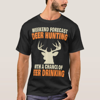 Camiseta Caza divertida de venados