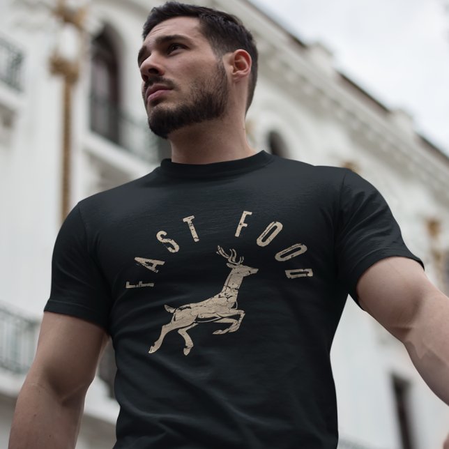 Camiseta Caza divertida de venados de comida rápida (Subido por el creador)