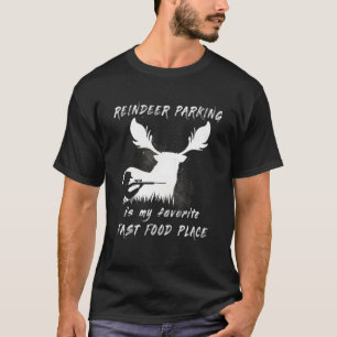 Camiseta Caza divertida de venados por Navidades, caza de r