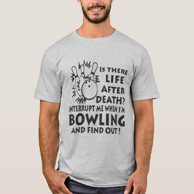 Camiseta Caza divertida descubre regalo de Bowlers (Anverso)