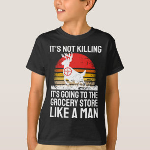 Camiseta Caza divertida dice caza de ciervos en tienda de c