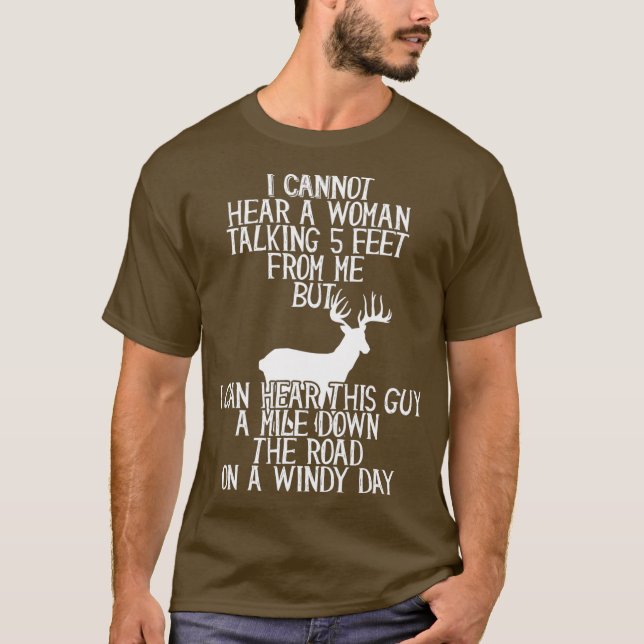 Camiseta Caza divertida para cazadores que tienen carácter  (Anverso)
