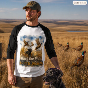 Camiseta “Caza en las llanuras Caza de faisanes en Dakota d