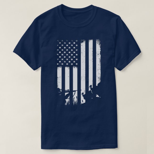 Camiseta Caza en Turquía de la bandera ventilado de Guay co (Diseño del anverso)