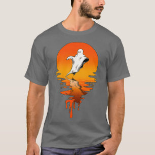Camiseta Caza fantasma de estilo retro vintage