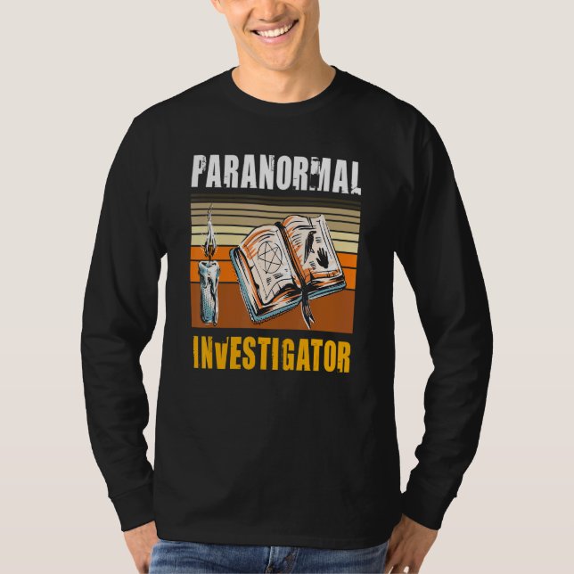 Camiseta Caza fantasma de fantasma de investigador paranorm (Anverso)