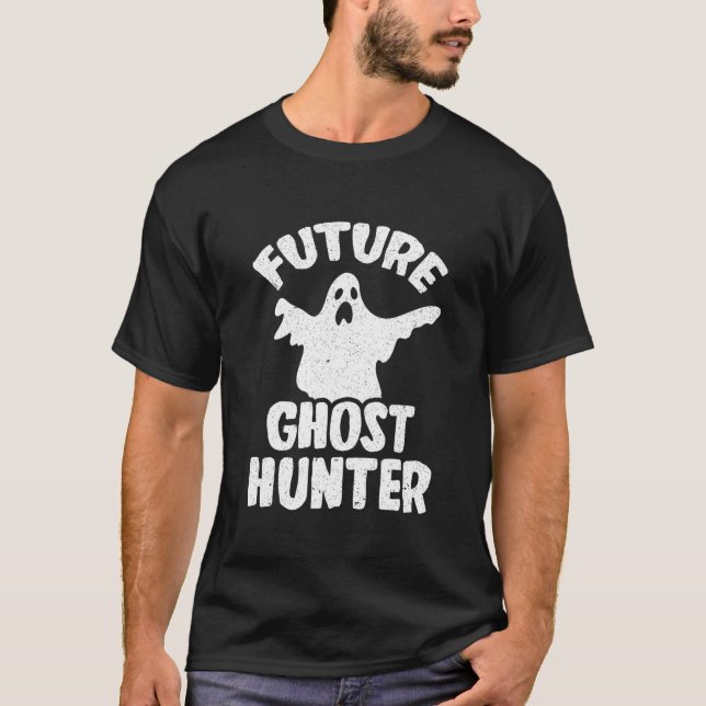 Camiseta Caza fantasma de futuros niños cazadores de fantas (Anverso)