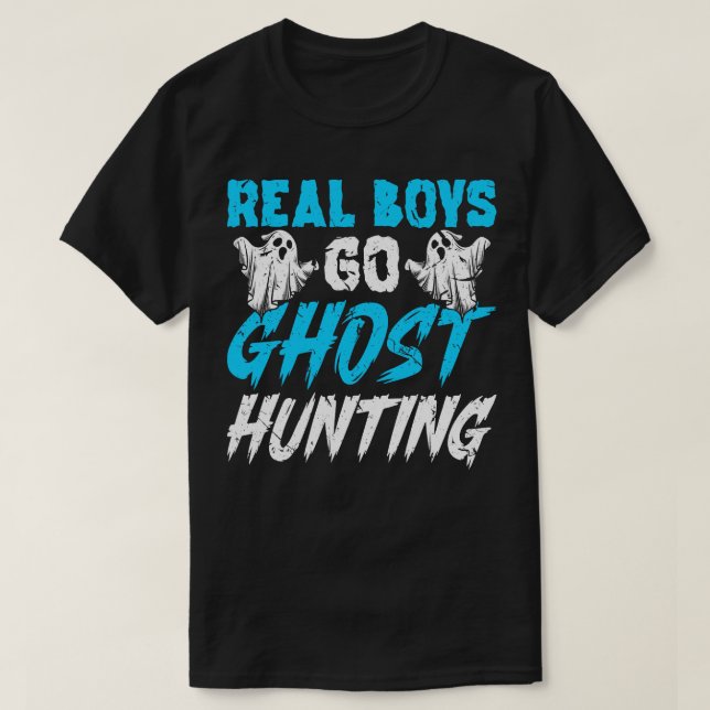Camiseta Caza fantasma de niños investigadores (Diseño del anverso)