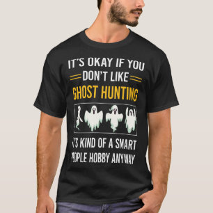 Camiseta Caza fantasma de personas inteligentes paranormal