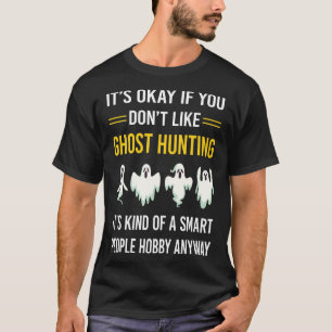 Camiseta Caza fantasma de personas inteligentes paranormal