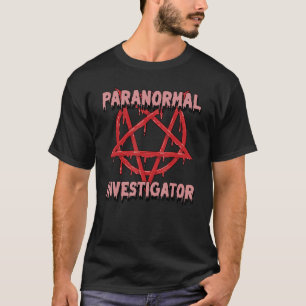 Camiseta Caza fantasma Investigador paranormal 12