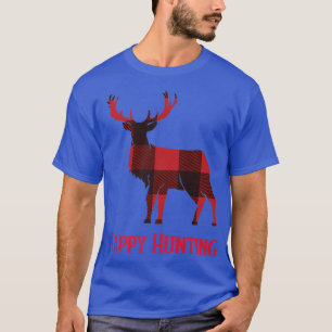 Camiseta Caza feliz, cacería de venados, cacería de gallos,